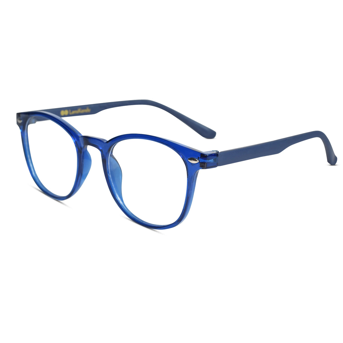 Round Kids Eyeglasses For Kids LKK8002-Blue