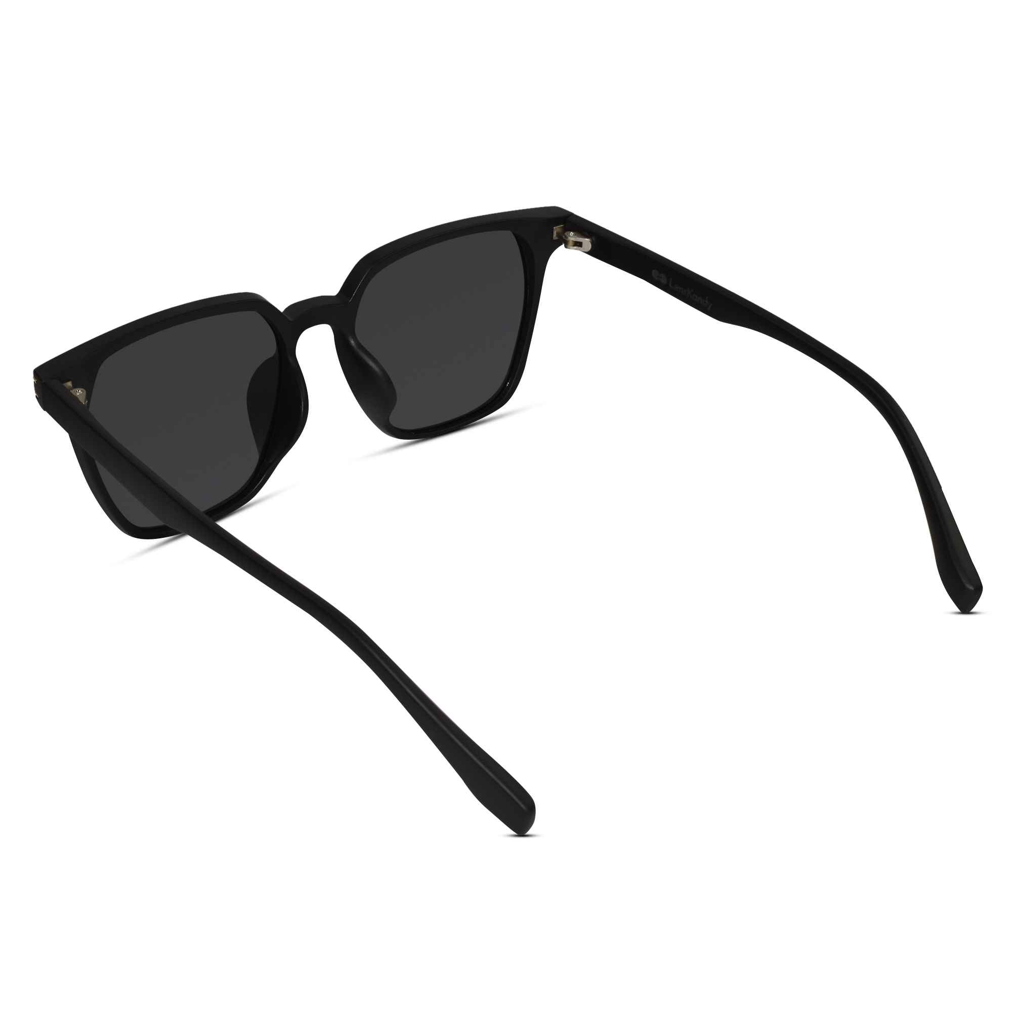 Matt Square Sunglasses For Men LKS3801-MTT BLK