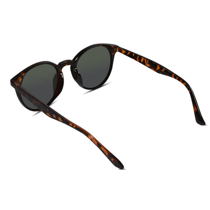 Animal Print Round Shape Sunglasses For Women