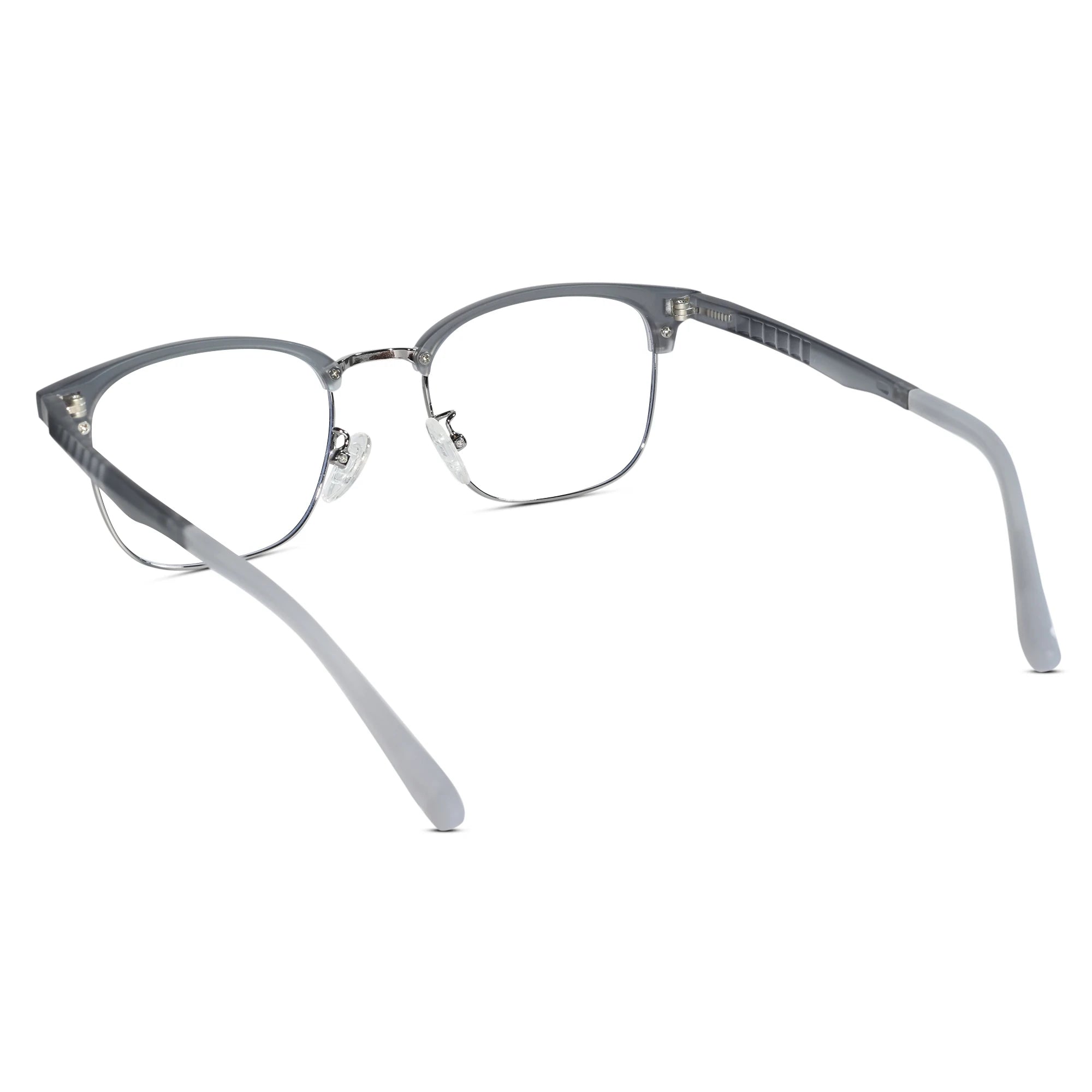 Lenskandy Titan Edge Premium Flexible Metal Eyeglasses for Men LKE71006-Gray