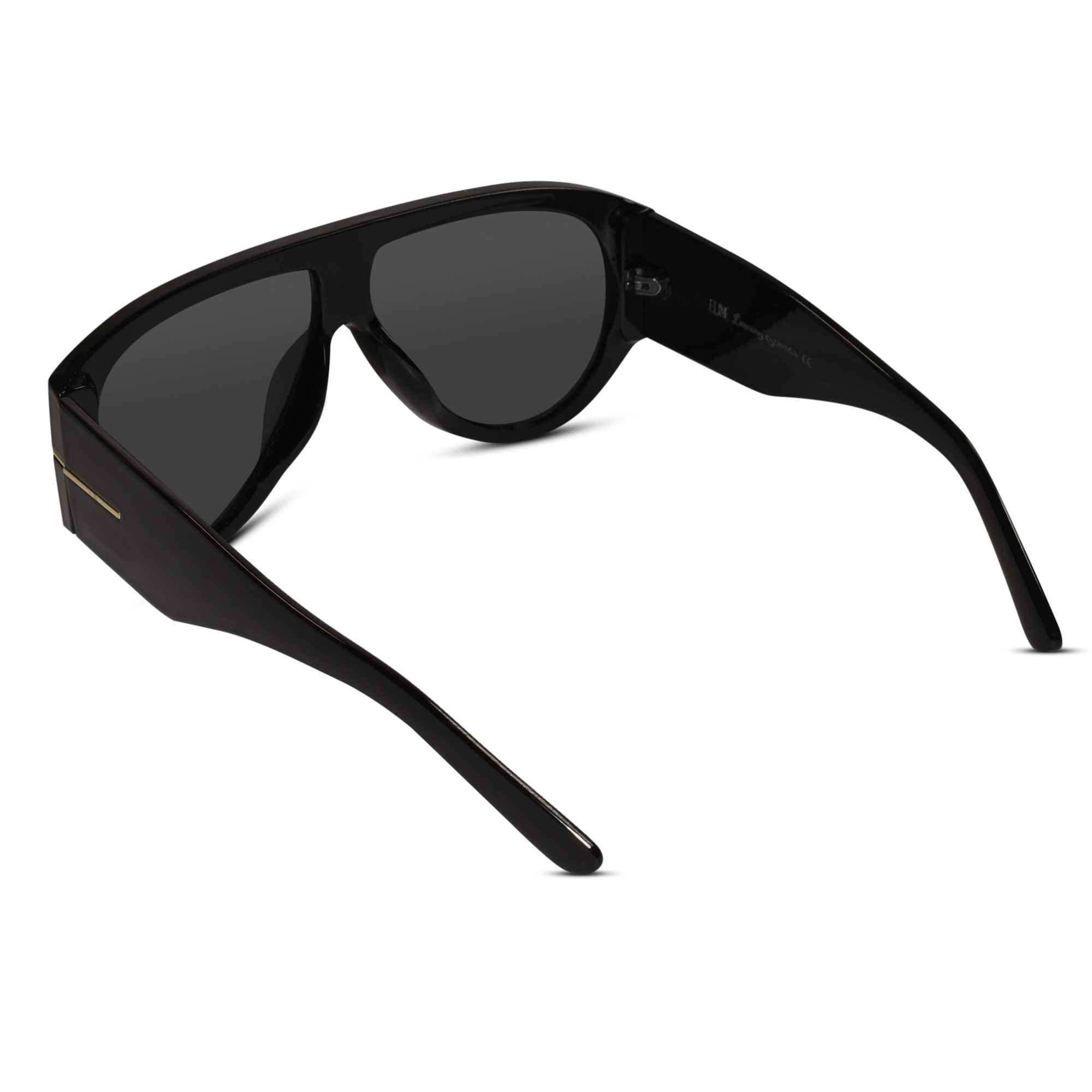 Polarized Aviator Black Sunglasses For Men