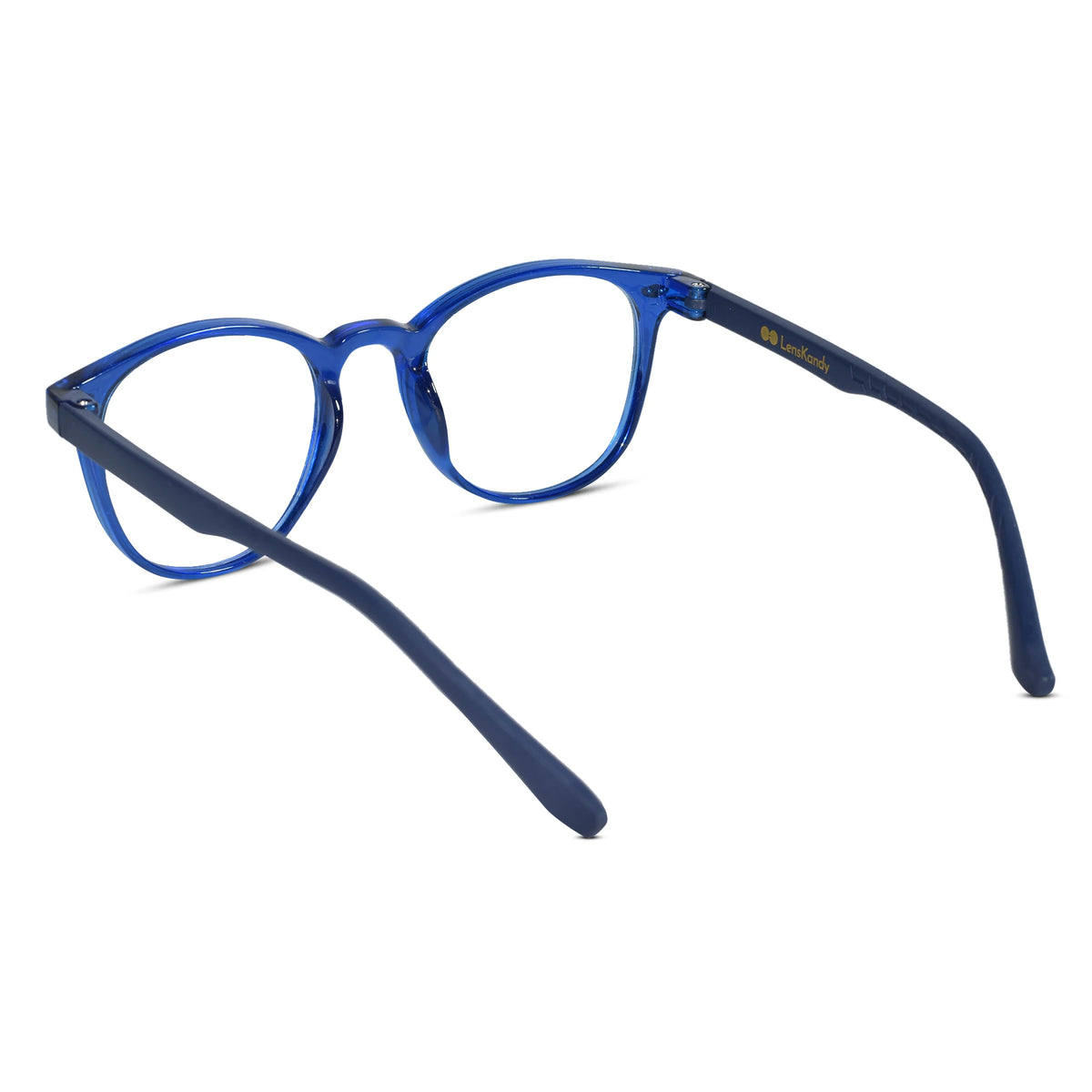 Round Kids Eyeglasses For Kids LKK8002-Blue