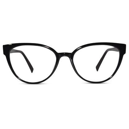 Black Cat-Eye Eyeglasses For Women