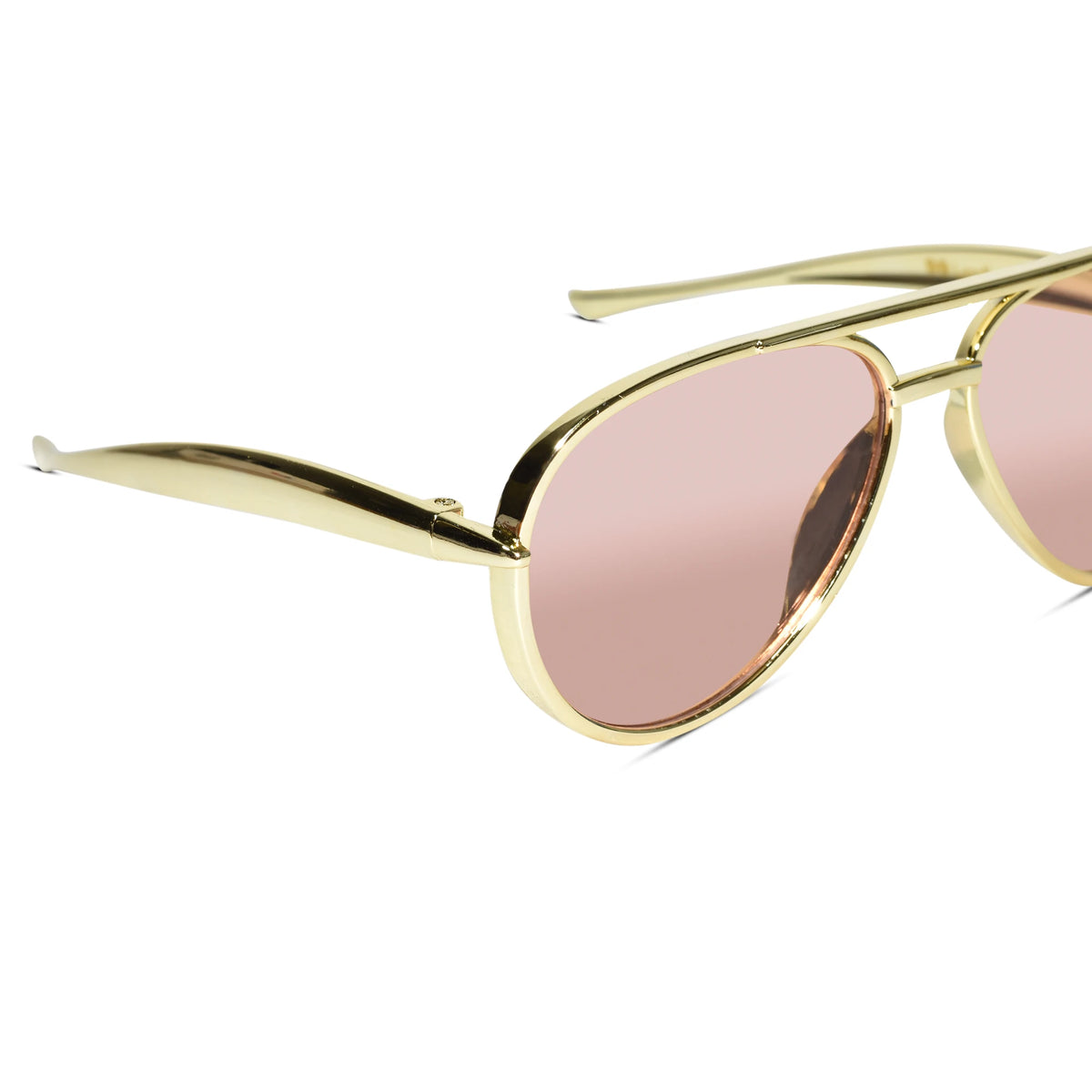 Golden Sunglasses For Kids LKS2612-BLK