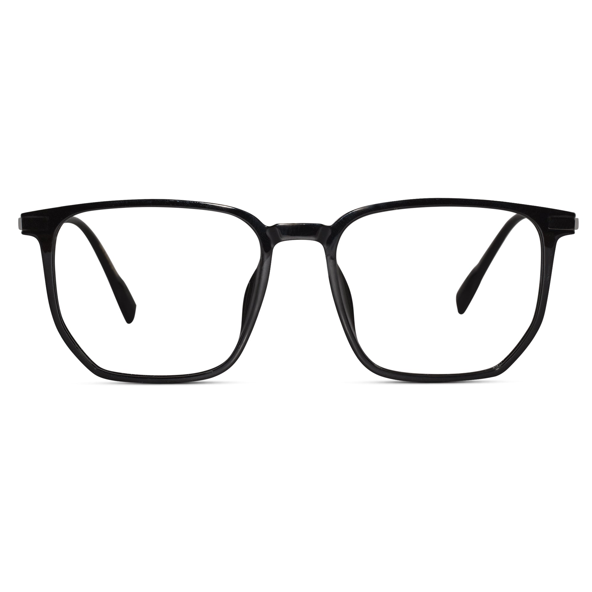 Black Square Eyeglasses For Men & Women ELE98014-BLK