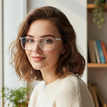 Transparent Rectangular Eyeglasses For Men & Women