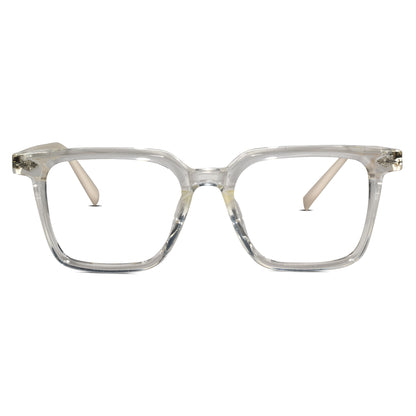 Transparent Square Eyeglasses For Men & Women