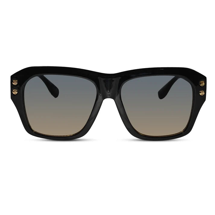 Luxury Designer Square Sunglasses For Men-LKS98216-BLK