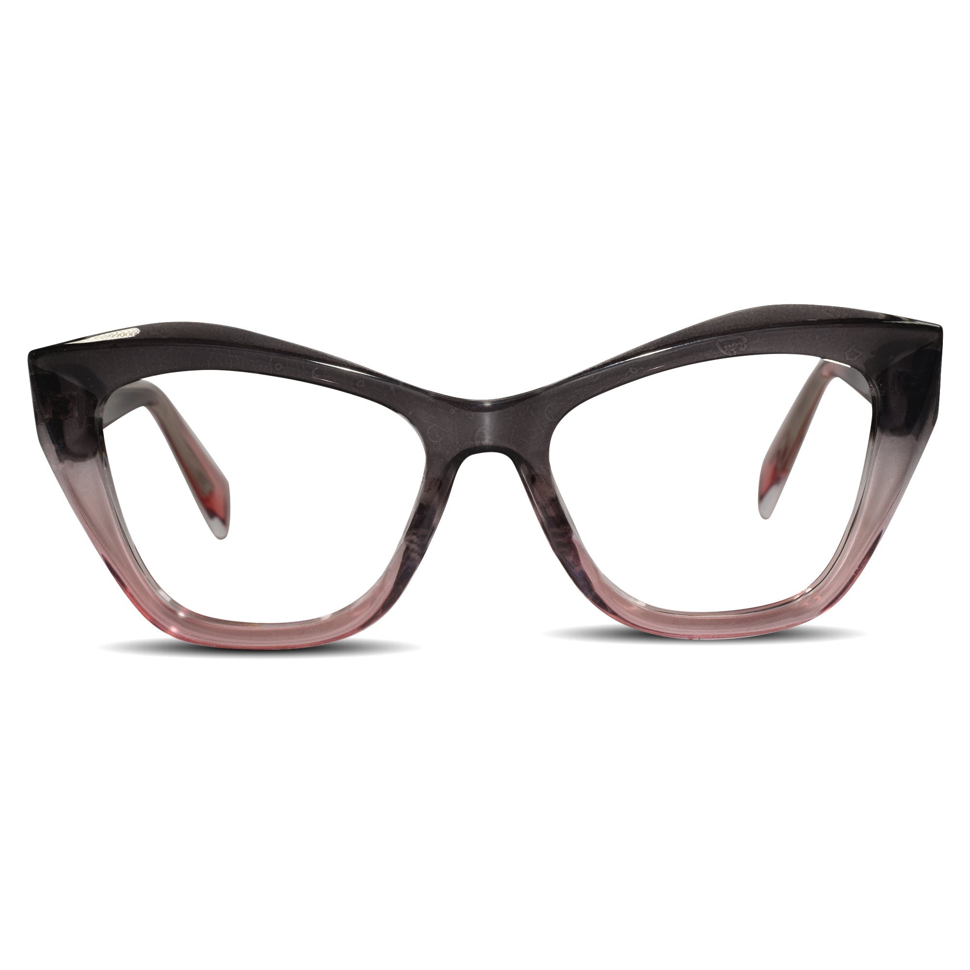 Designer Black  Dual Tone Cat-Eye Eyeglasses ELEWPS2583-PNK