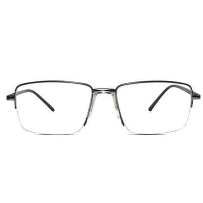 Designer Half Farme Reactngular Eyeglasses For Men