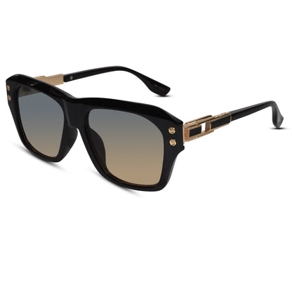Designer Black Square Sunglasses For Women & Men