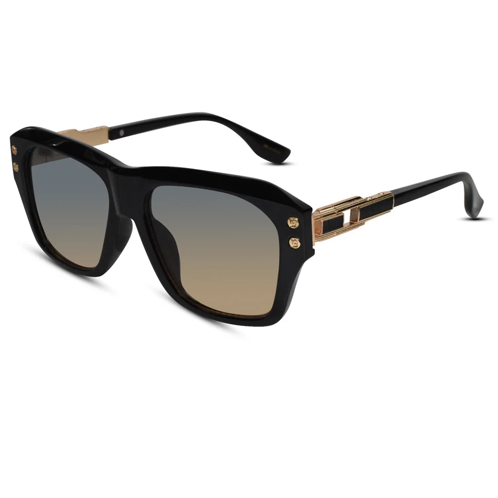 Luxury Designer Square Sunglasses For Men-LKS98216-BLK