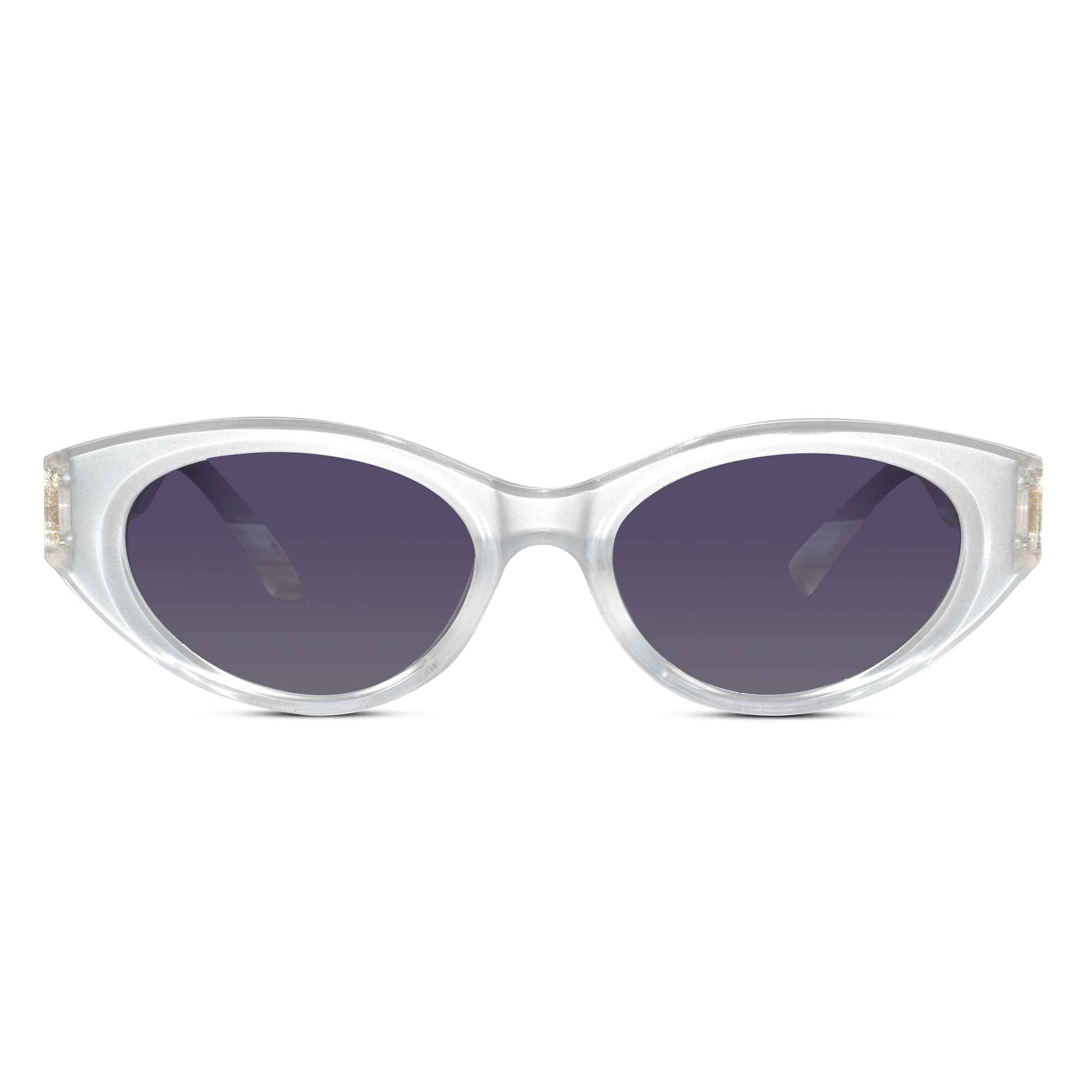 Designer White Cat Eye Sunglasses