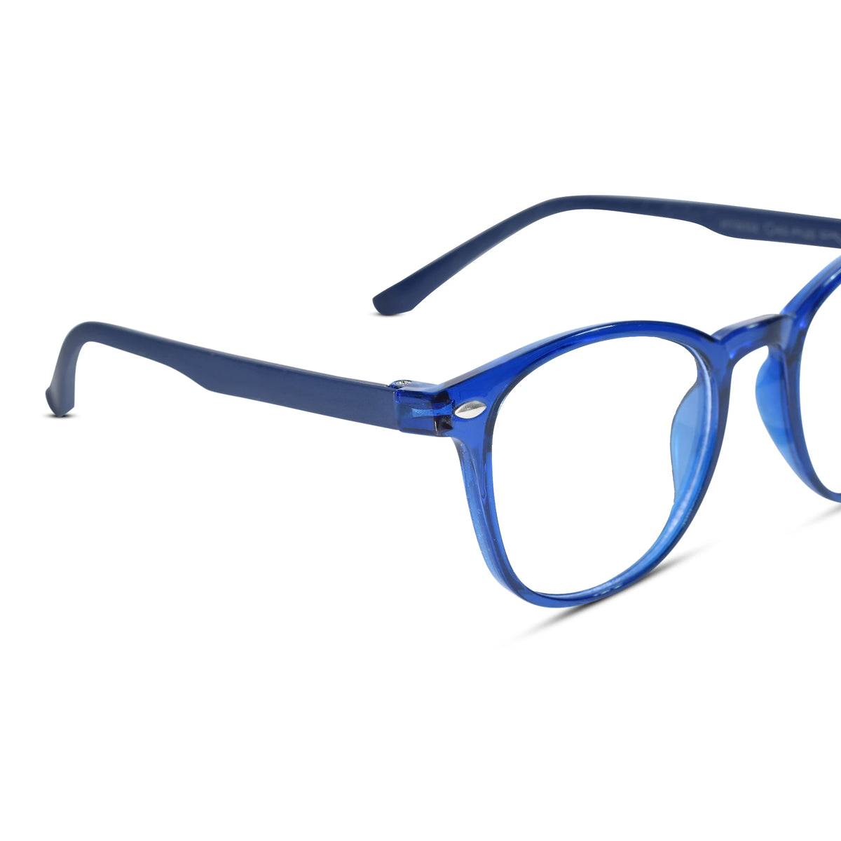 Round Kids Eyeglasses For Kids LKK8002-Blue