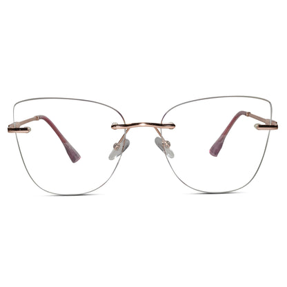 Rimless Eyeglasses for  Women