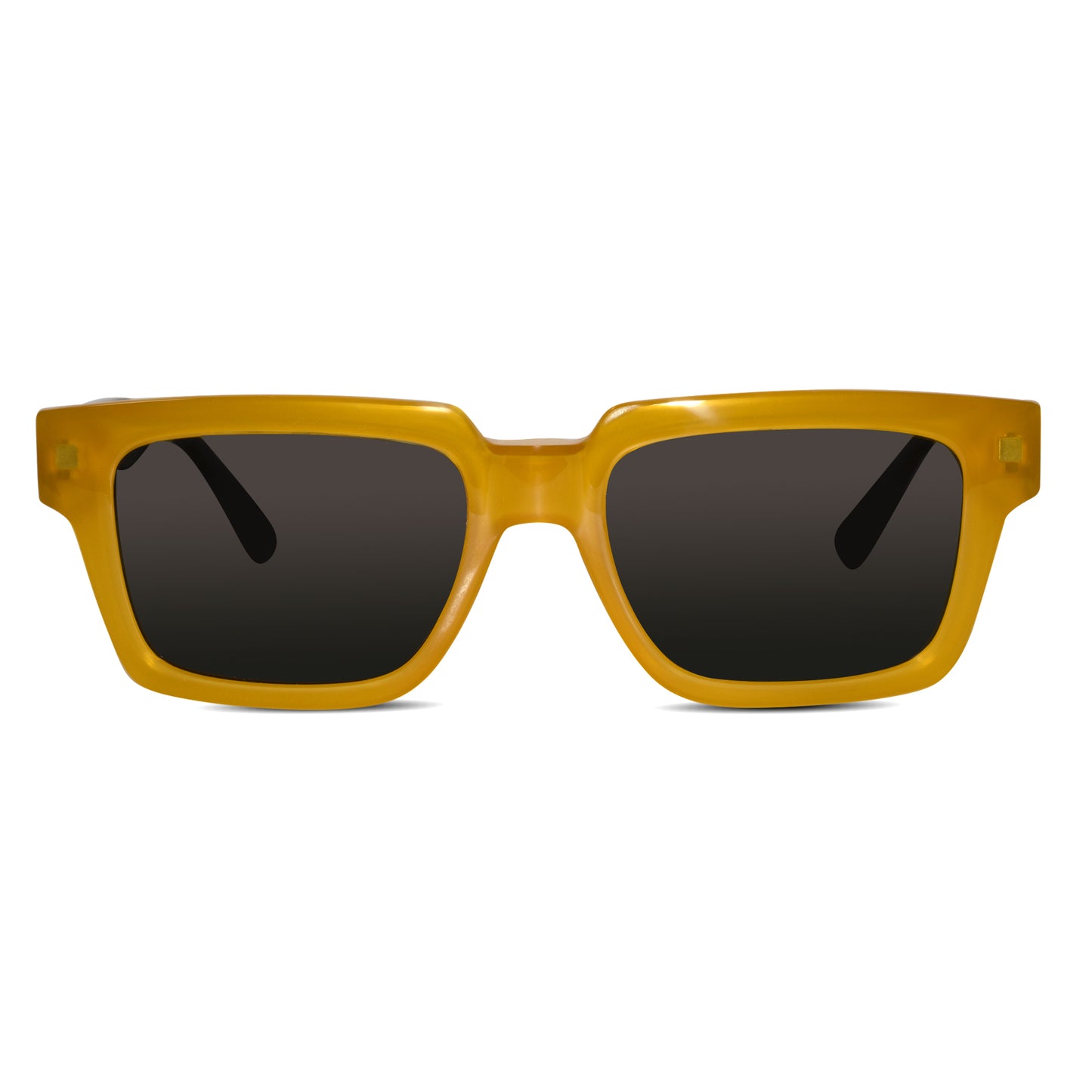 Bold Yellow Clip-on Eyeglasses for Men & Women