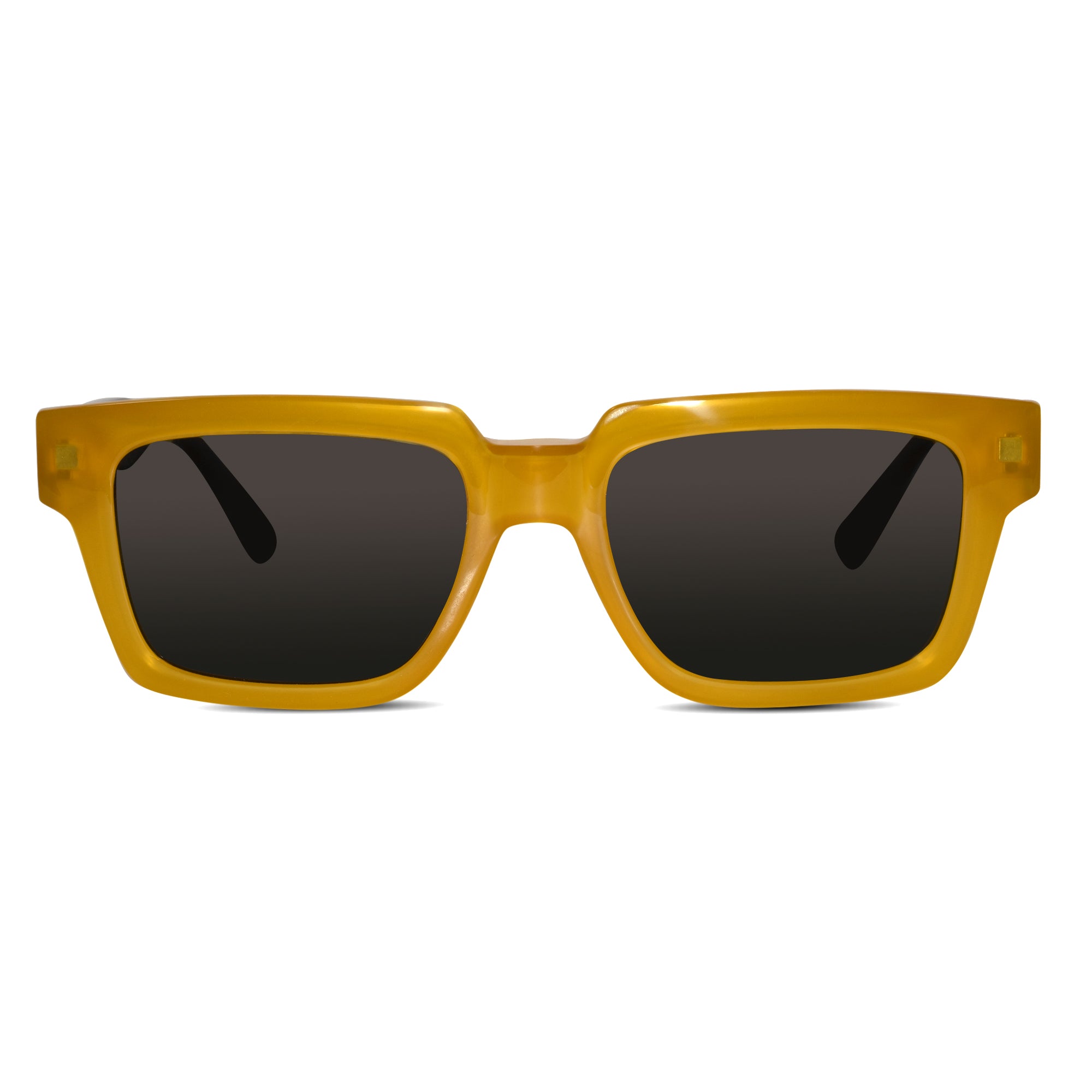 Bold Yellow Clip-on Eyeglasses for Men & Women