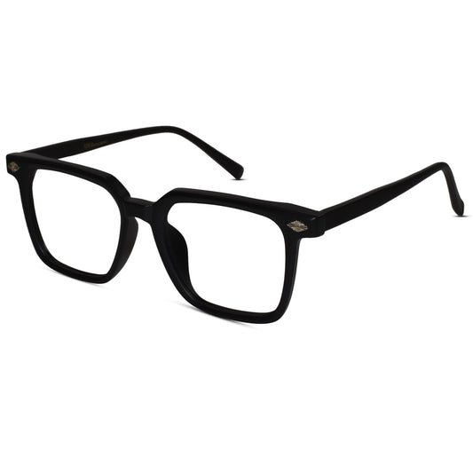 Designer Black Square Eyeglasses For Men & Women