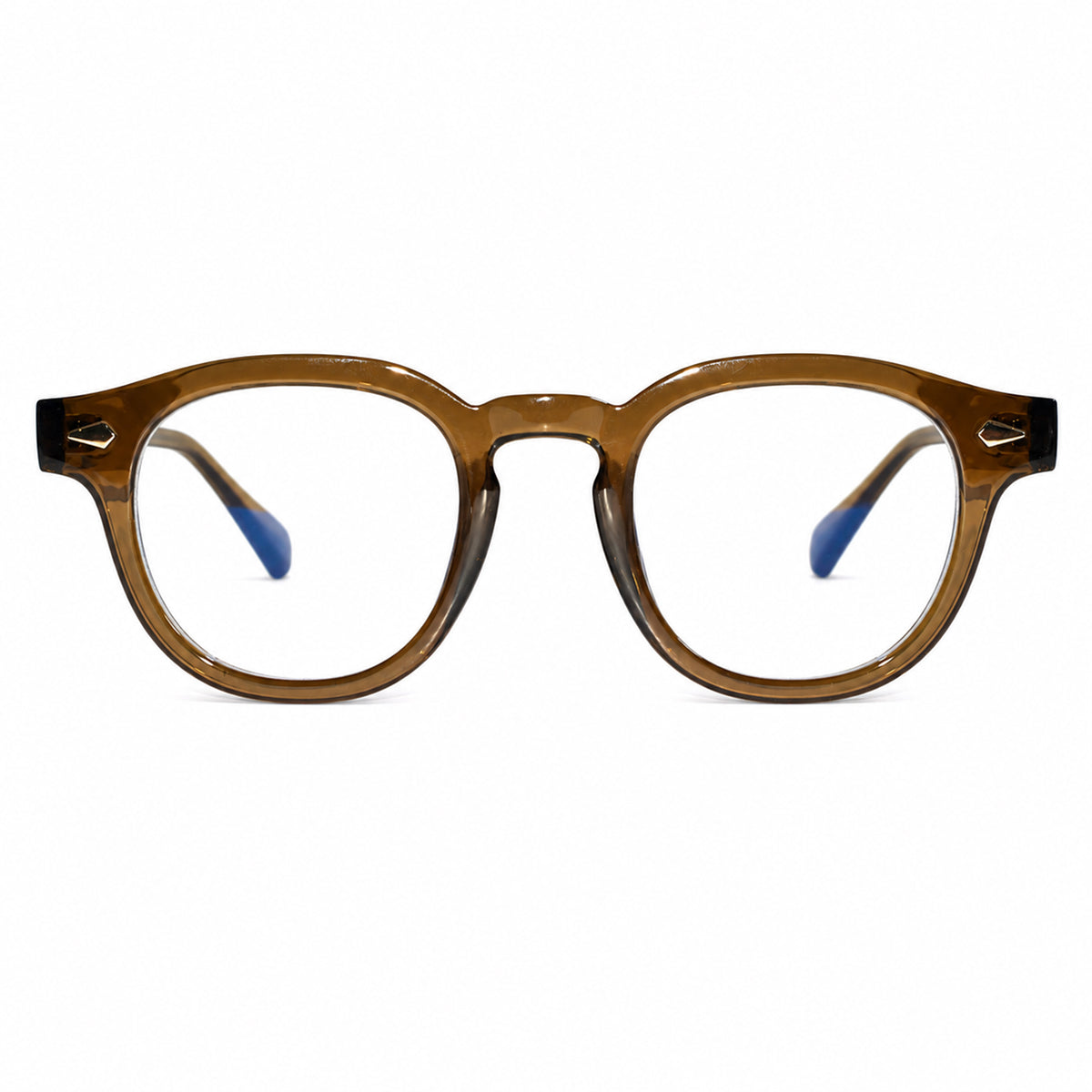 Round eyeglasses for Men & Women LKE6106-BRN