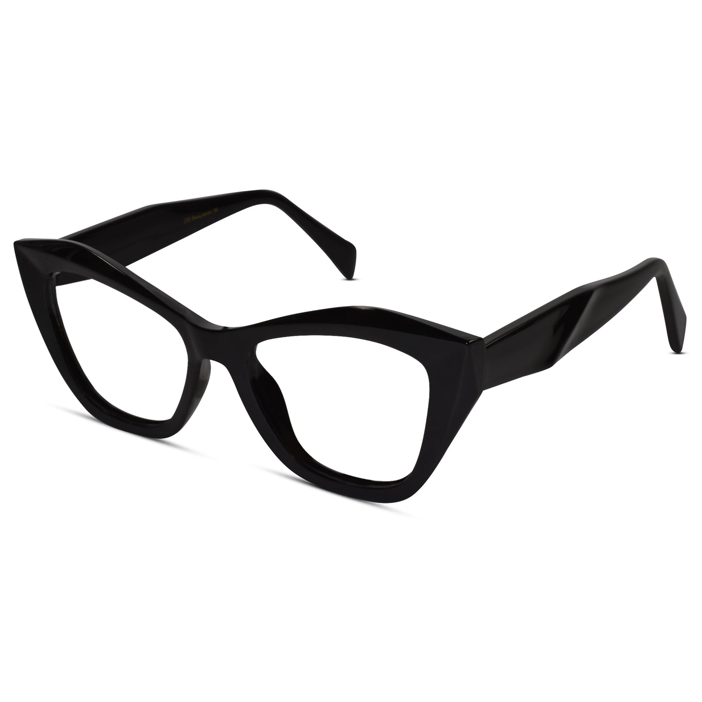 Designer Black Cat-Eye Eyeglasses For Women