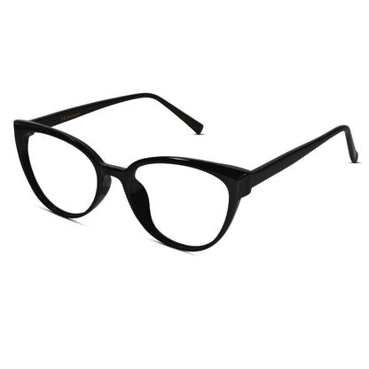Black Cat-Eye Eyeglasses For Women