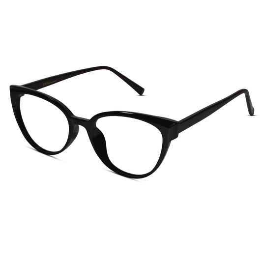 Black Cat-Eye Eyeglasses For Women