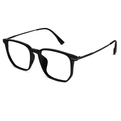 Black Square Eyeglasses For Men & Women