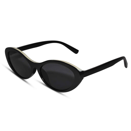 Sleek Black Cat Eye  Sunglasses