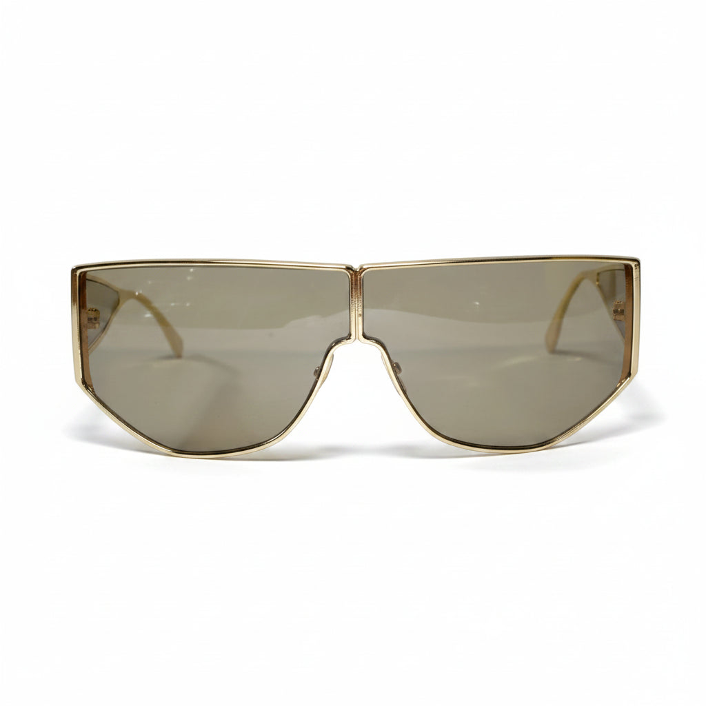 Stylish Geometric Sunglasses for Men-ELS2026S05-BLK GLD