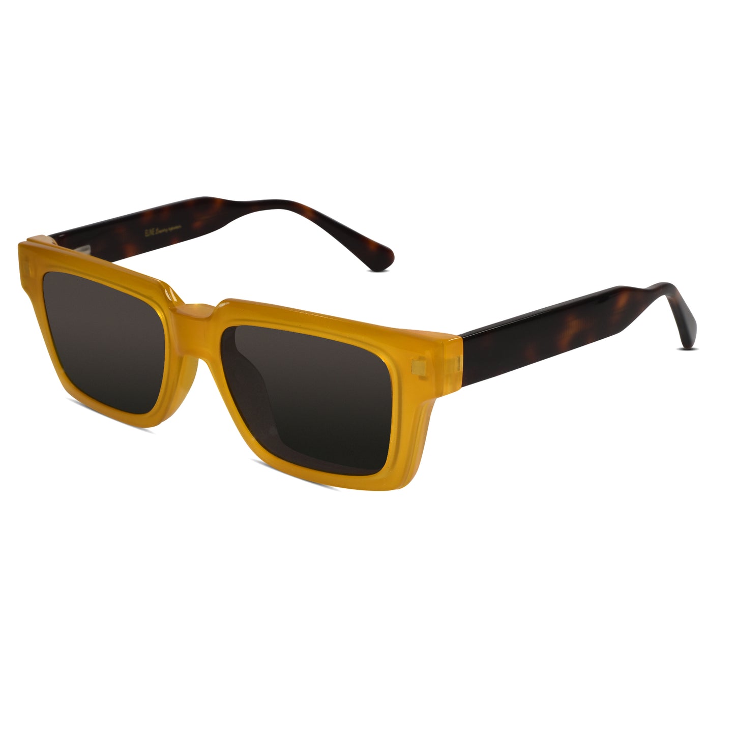 Bold Yellow Clip-on Eyeglasses for Men & Women