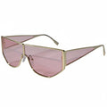 Stylish Geometric Sunglasses for Men-ELS2026S05-PNK GLD