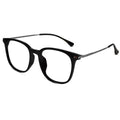 Find Black Square Unisex Eyeglasses. Stylish fit Blue Lens Glasses for Computer Use.