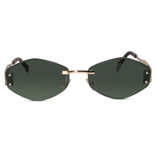 Hexa Designer Green Rimless Sunglasses Men & Women