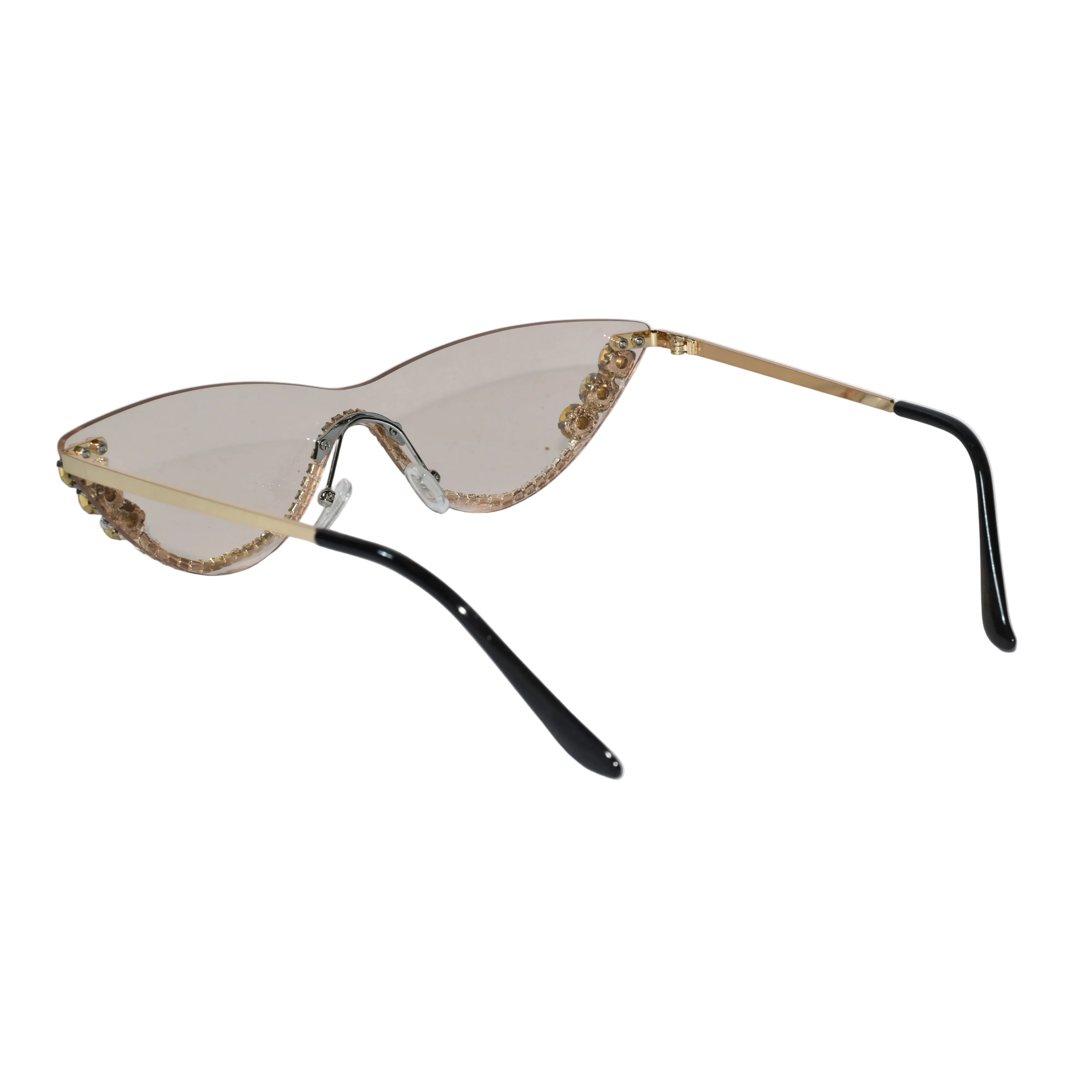 Rimless Cat Eye Sunglasses for Women ELS2026S011-PNK