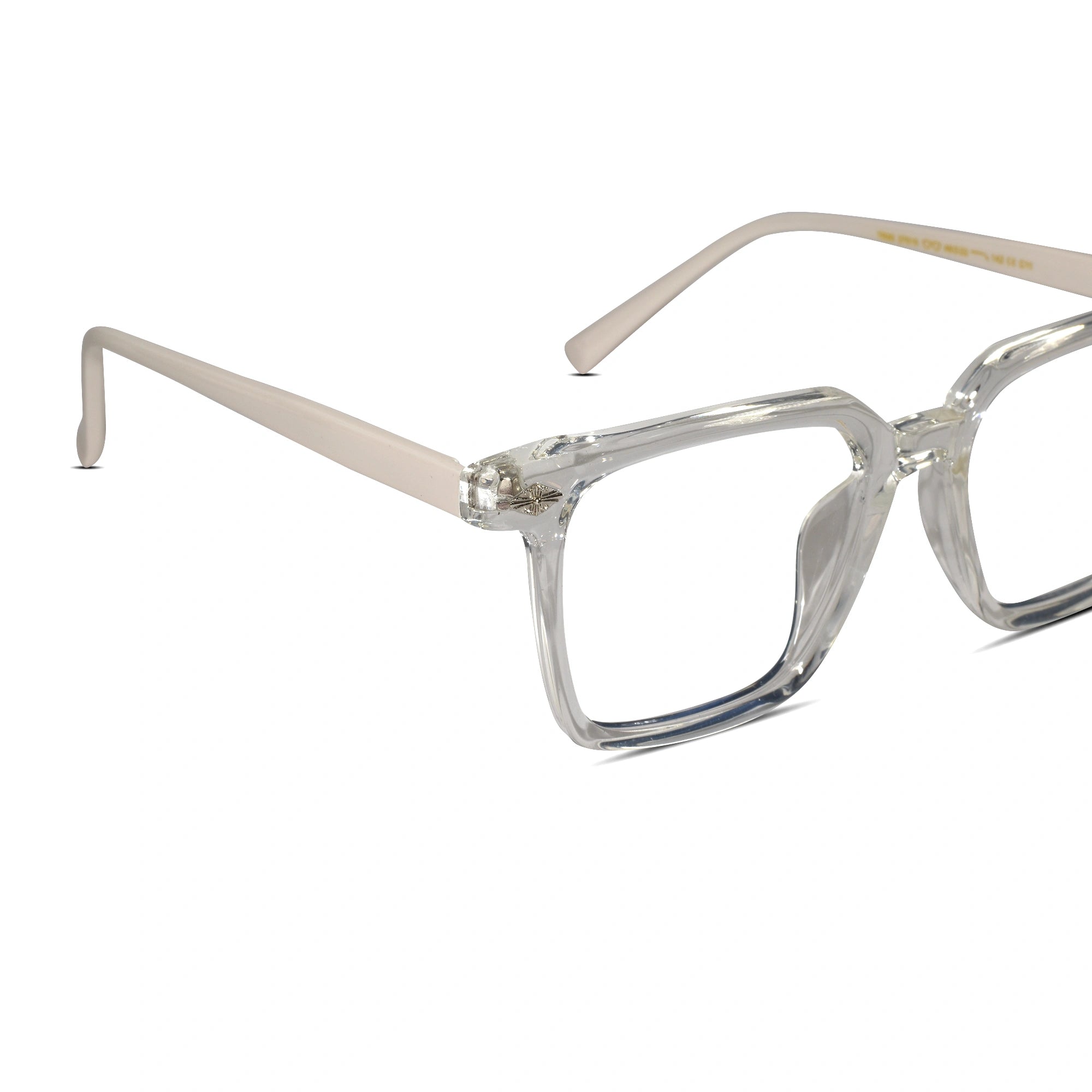 Transparent Square Eyeglasses For Men & Women ELS27015-TRANS