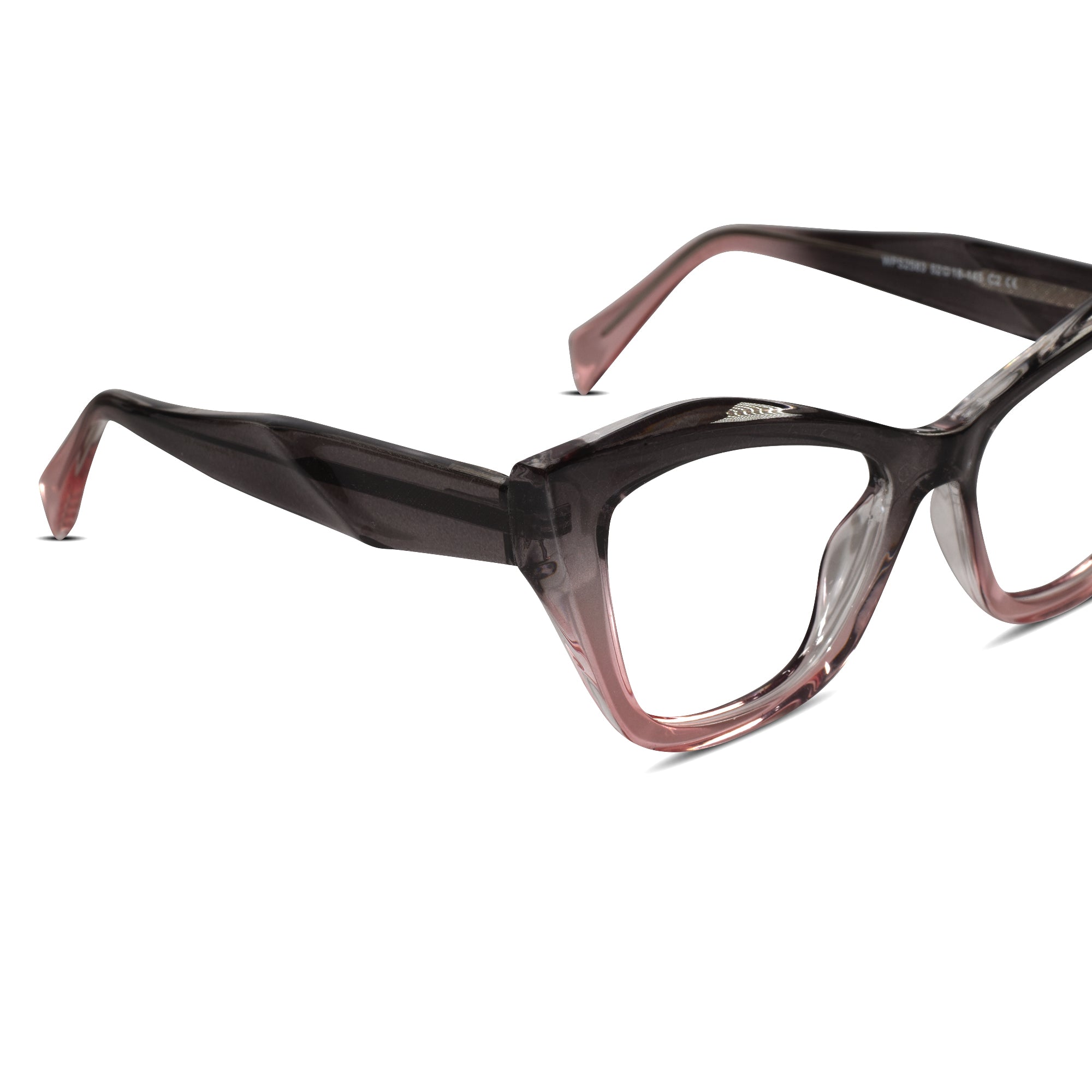 Designer Black  Dual Tone Cat-Eye Eyeglasses ELEWPS2583-PNK