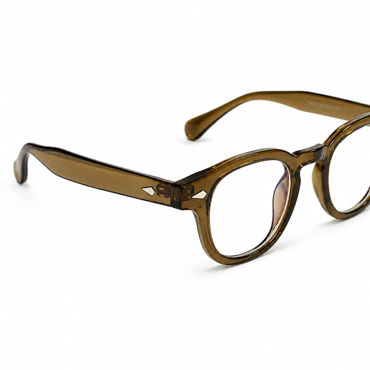 Round eyeglasses for Men & Women LKE6106-BRN