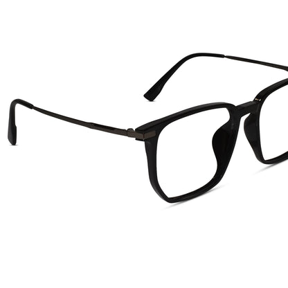 Black Square Eyeglasses For Men & Women
