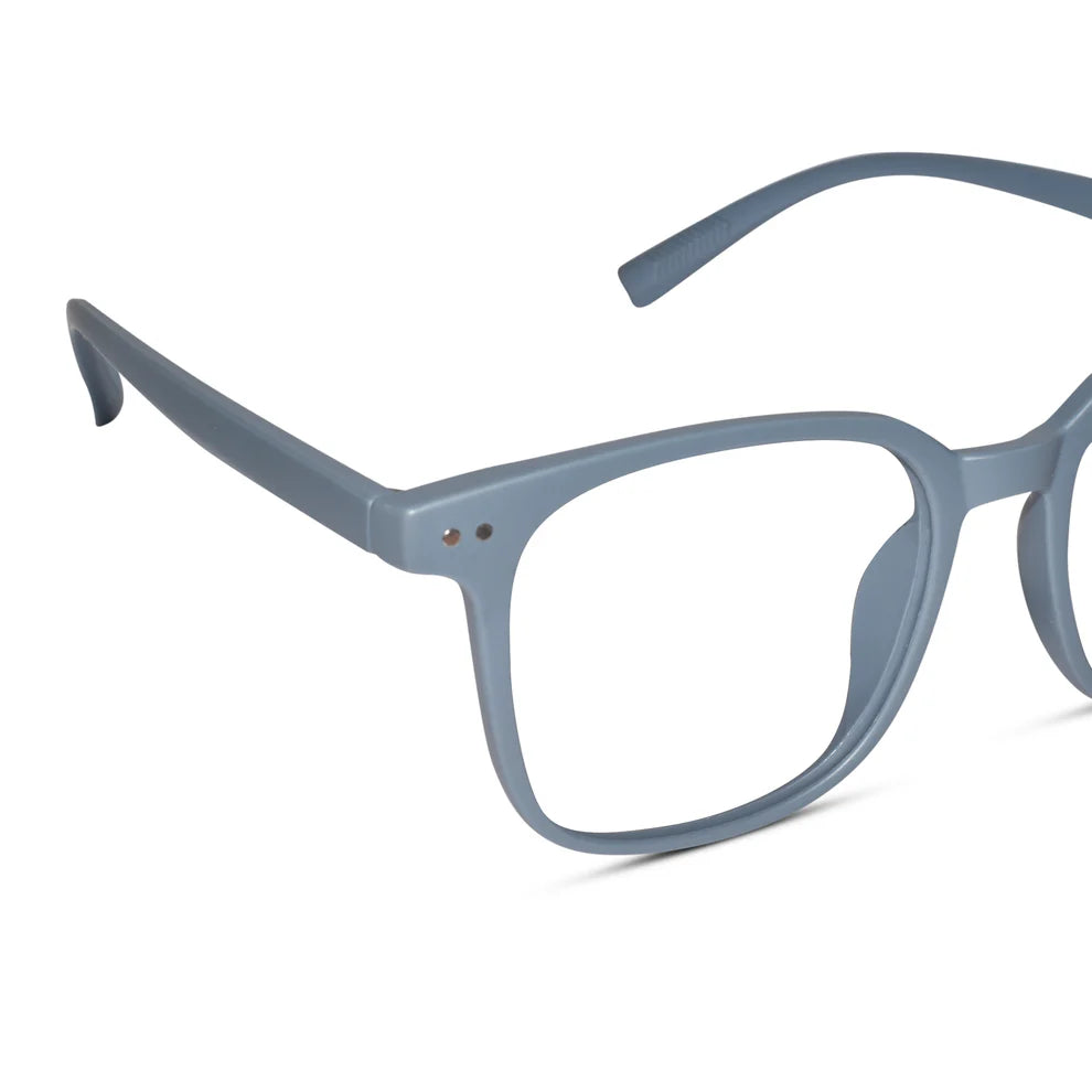 Matt Black Square Eyeglasses For Men & Women