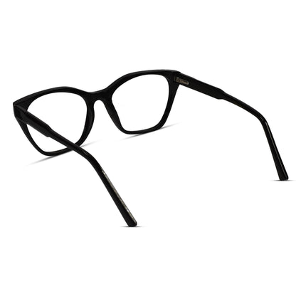 Black Cat-Eye Eyeglasses For Women