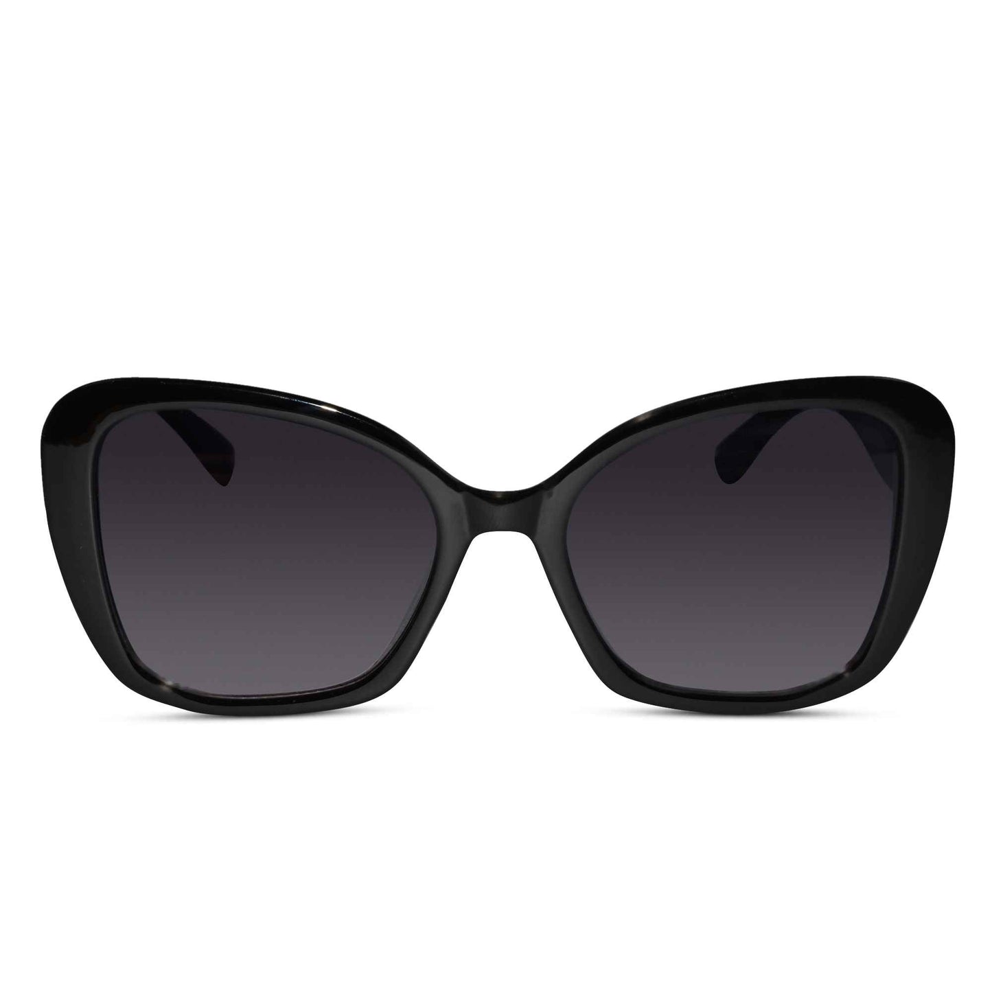 Black Oversize Wayfarer Sunglass For women