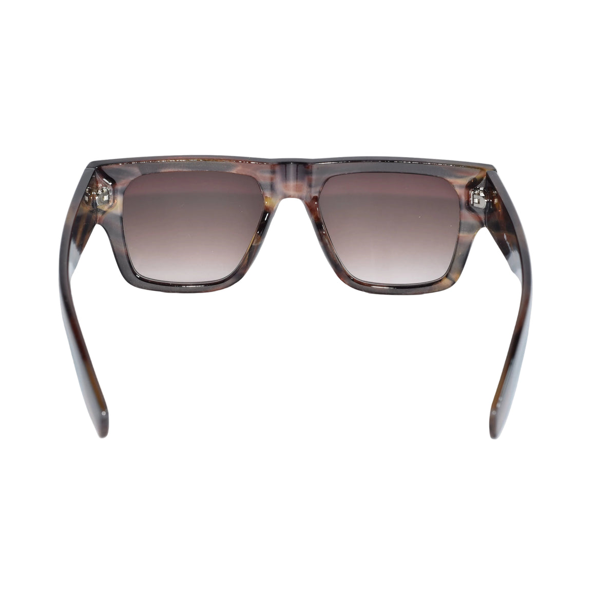 Stylish Bold  Tint Rectangular Brown Sunglasses For Men LKS9145-BRN