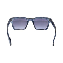 Crystal Blue Rectangular Sunglasses For Men