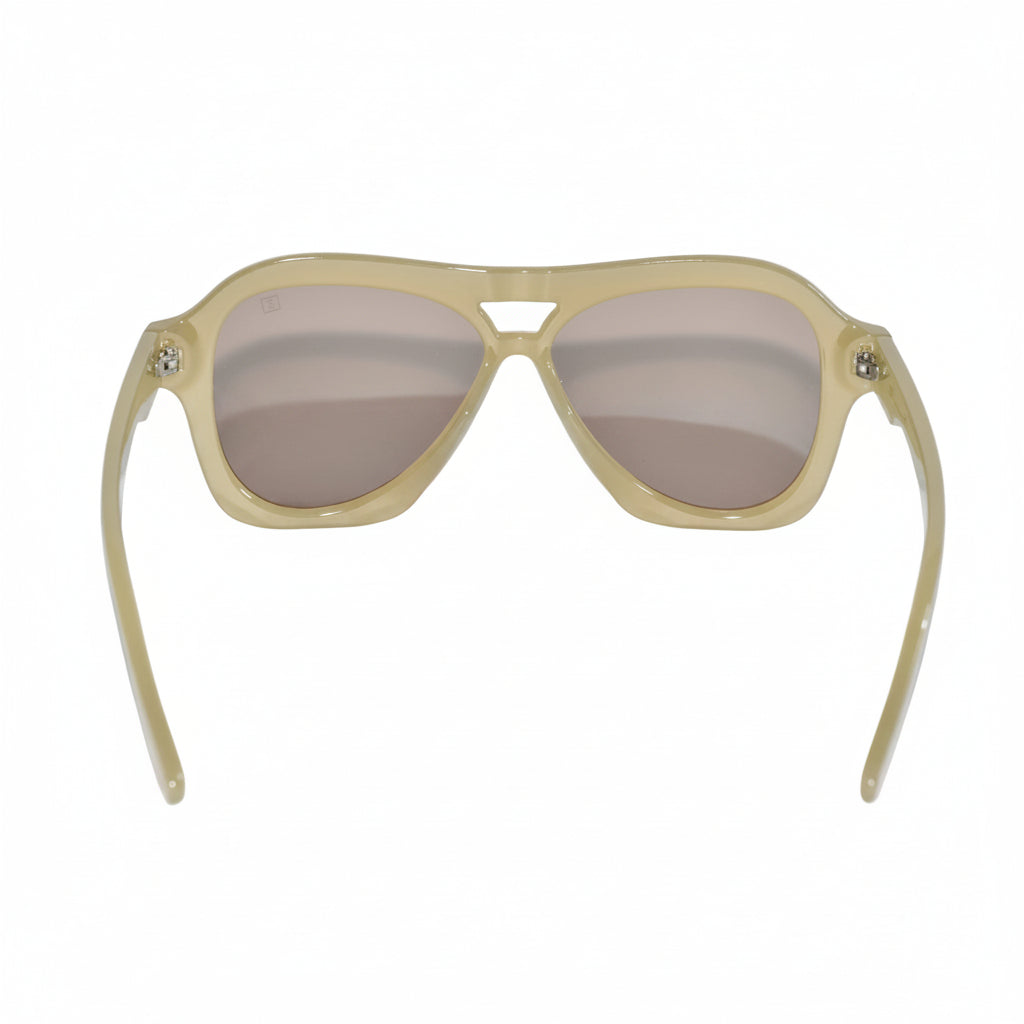 Beige  Aviator Sunglasses For Men & Women ELS20252-BEIGE