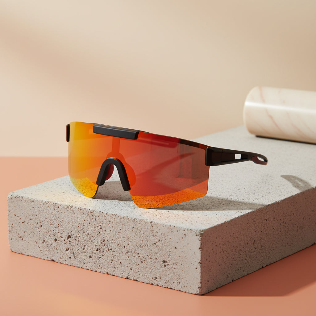 Sports Sunglasses  For Men & Women LKS3049-Orange