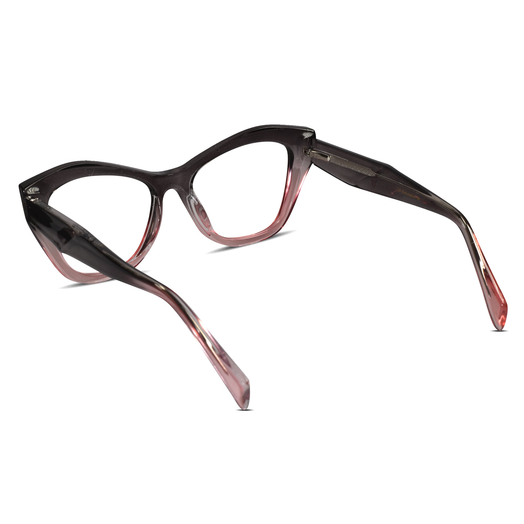 Designer Black  Dual Tone Cat-Eye Eyeglasses ELEWPS2583-PNK