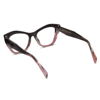 Designer Black  Dual Tone Cat-Eye Eyeglasses