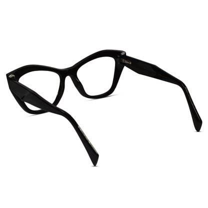 Designer Black Cat-Eye Eyeglasses For Women