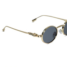 Luxury Round Metal Frame Sunglasses for Women
