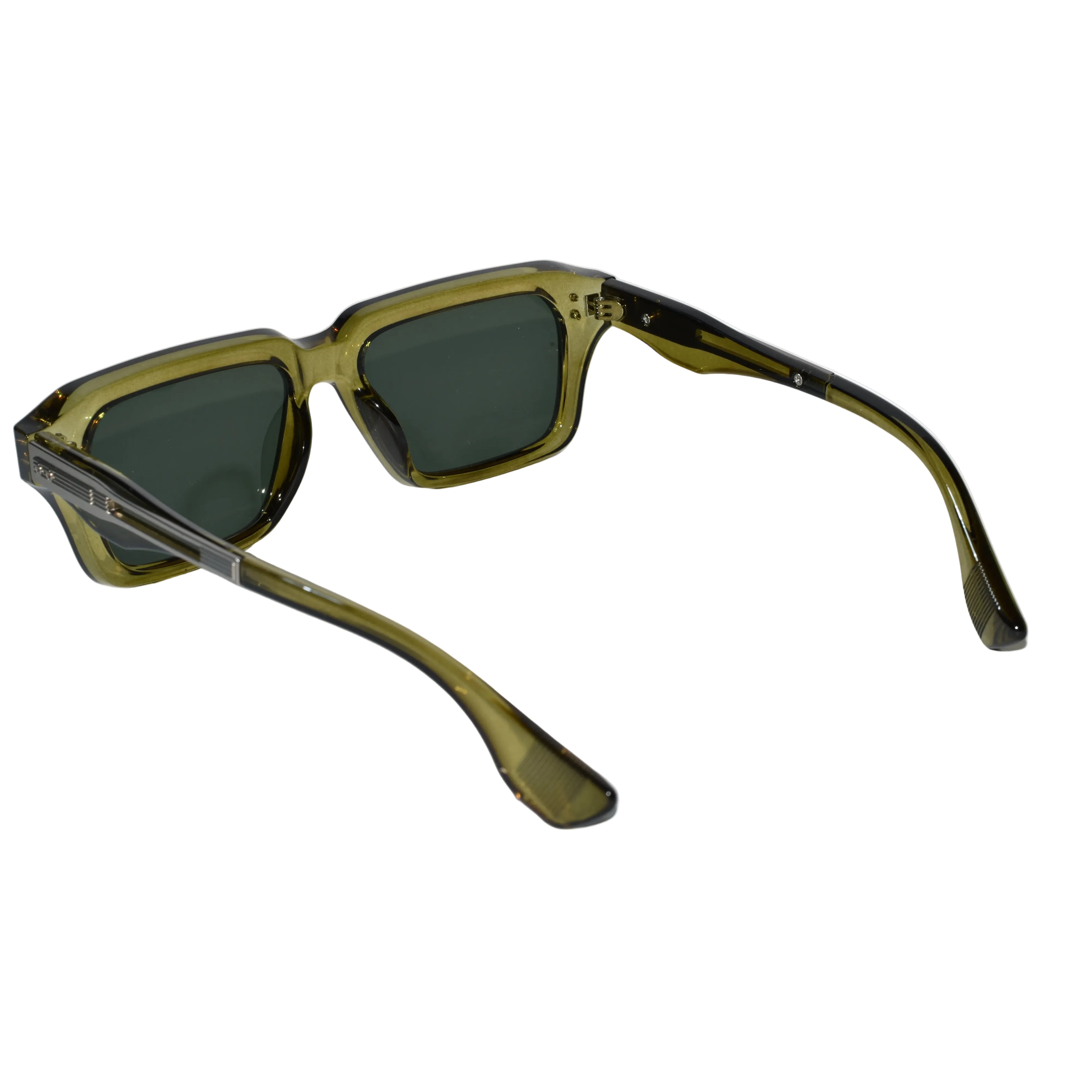 Black Square Sunglasses for Men & Women ELS2026S015-GRN